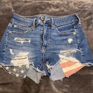 American Flag denim jeans